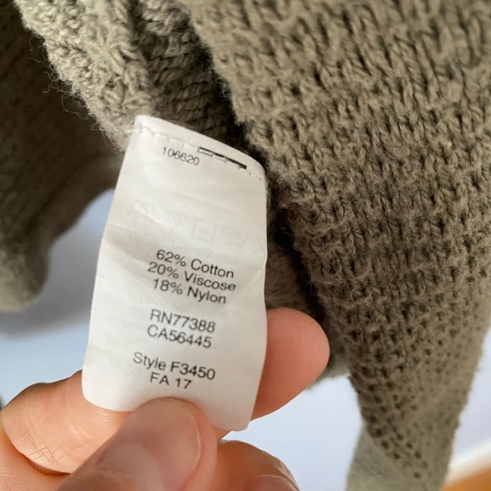 Madewell Seabank Cardigan Open Front Sweater, Size XL, Dolman Sleeve Sweater